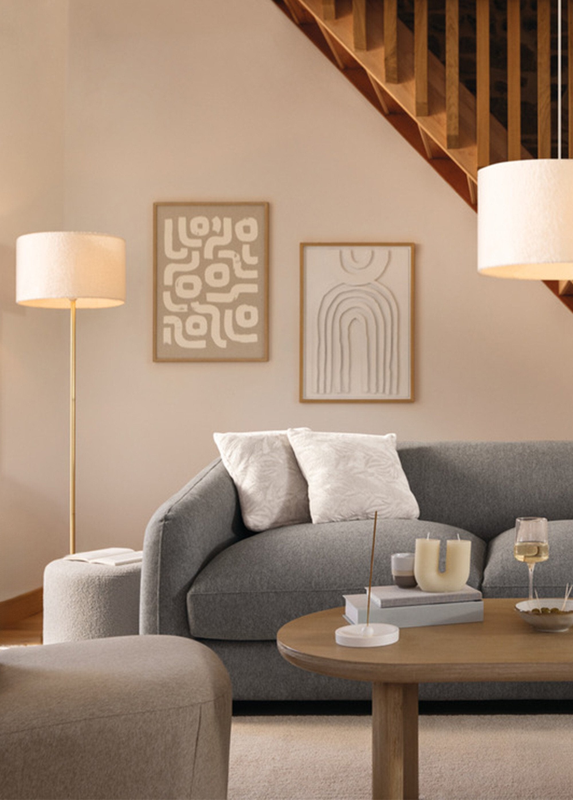 Cadre_déco_murale_en_3D_Beige_SF1_slim