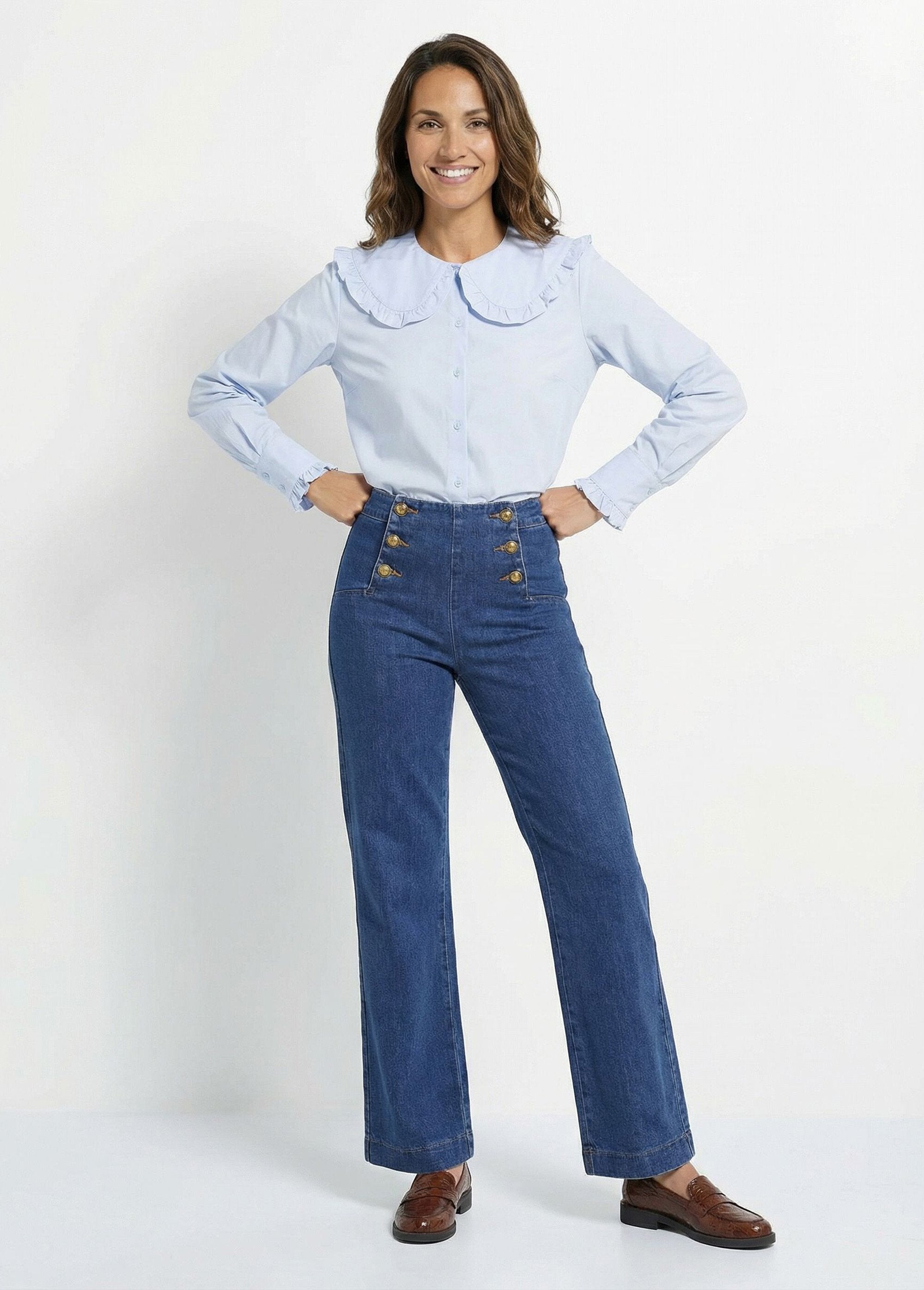 Blouse_with_pleated_Peter_Pan_collar_Sky_blue_SF1_slim