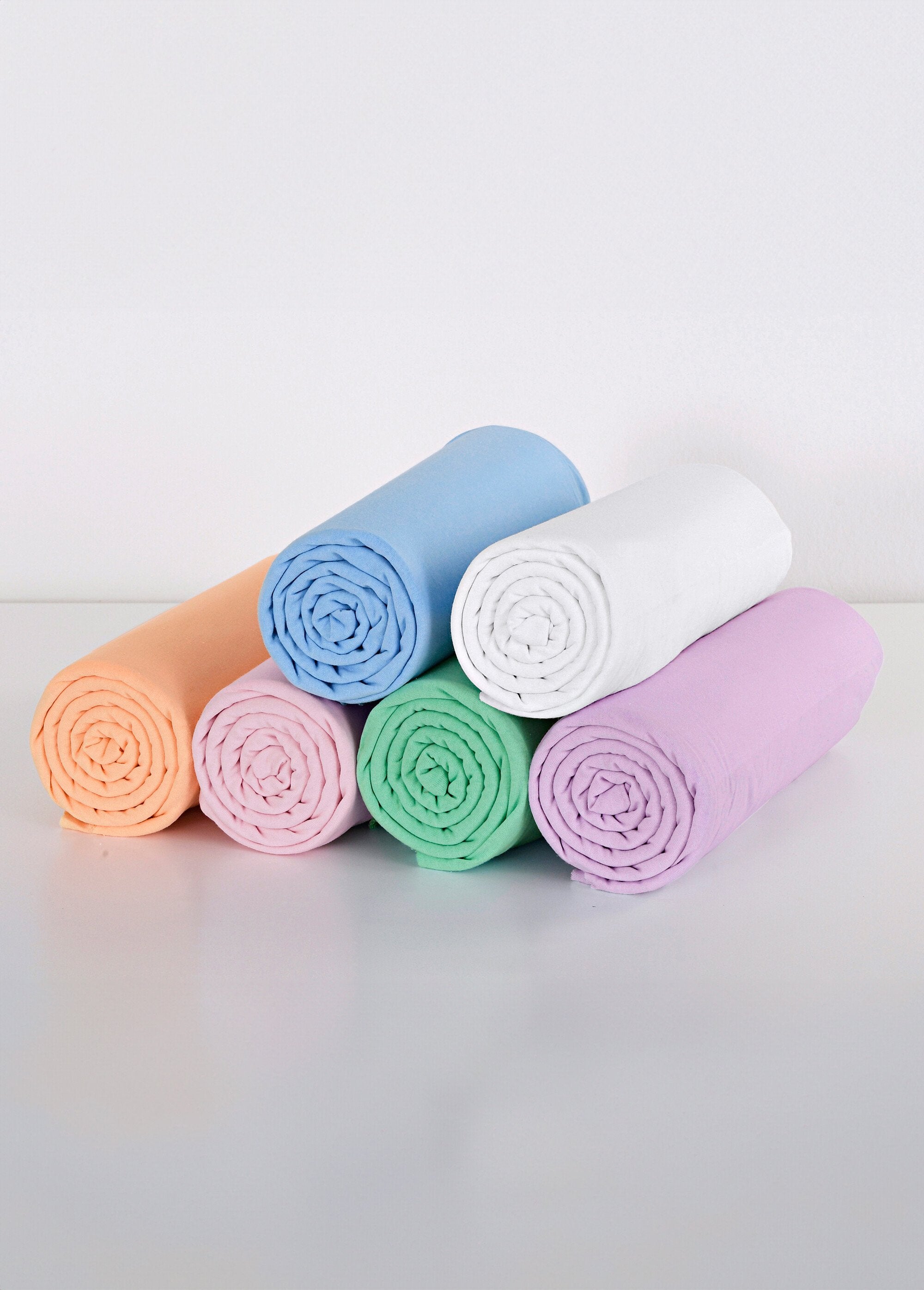 Plain_cotton_jersey_fitted_sheet_-_set_of_2_White+green_lot2_DE1_slim