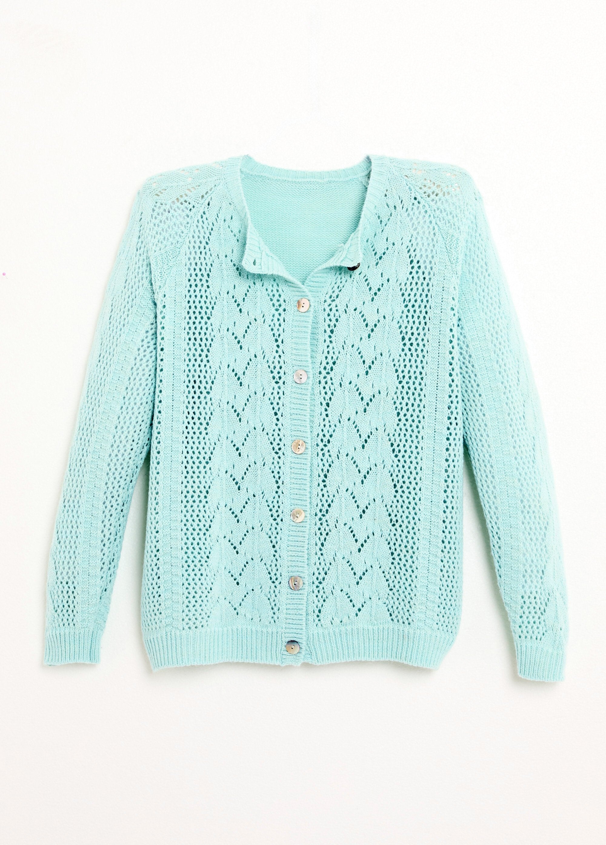 Openwork_buttoned_cardigan_with_wool_and_cashmere_Green_AP1_slim