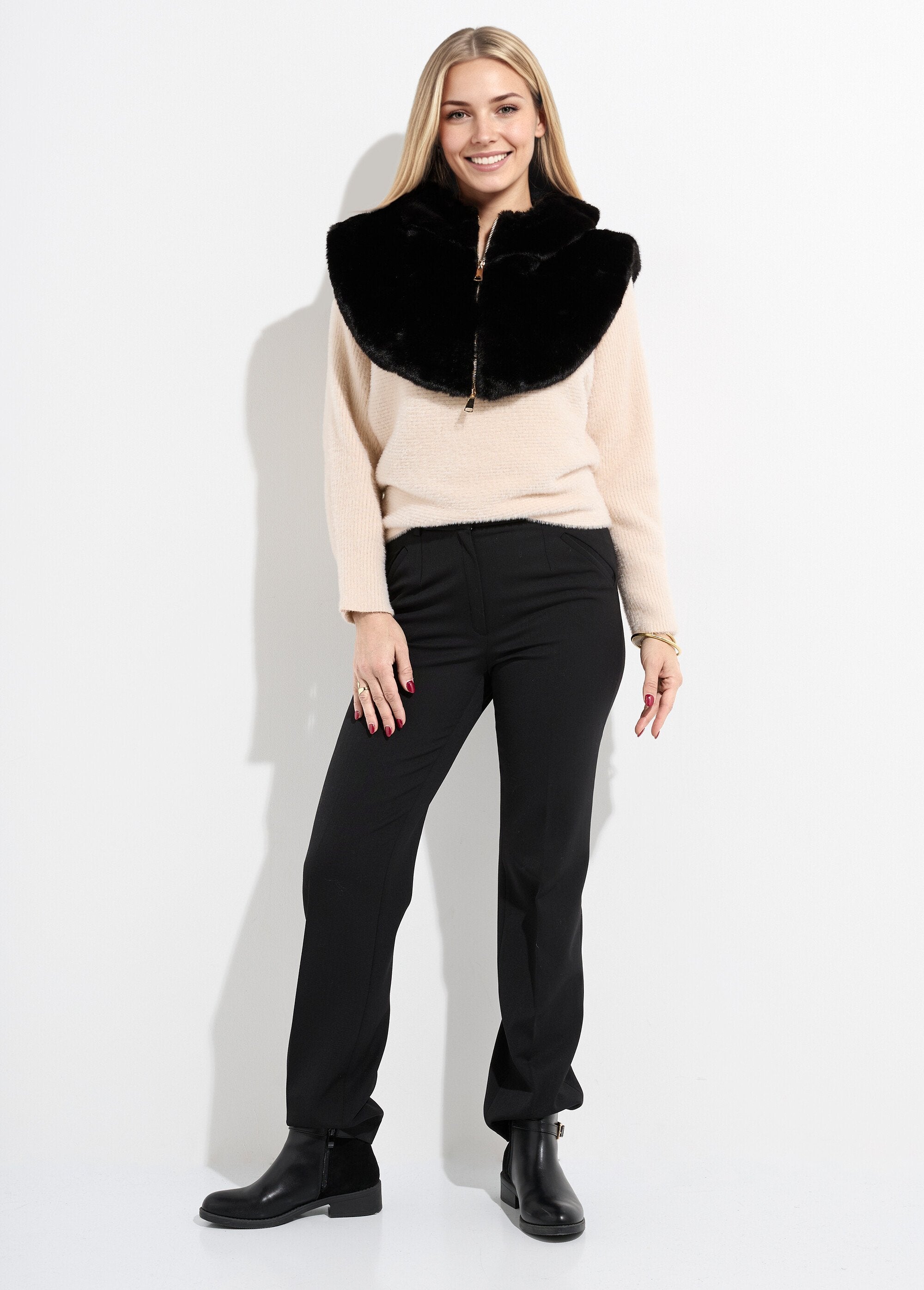 Faux_fur_zipped_hooded_bib_Black_SF1_slim