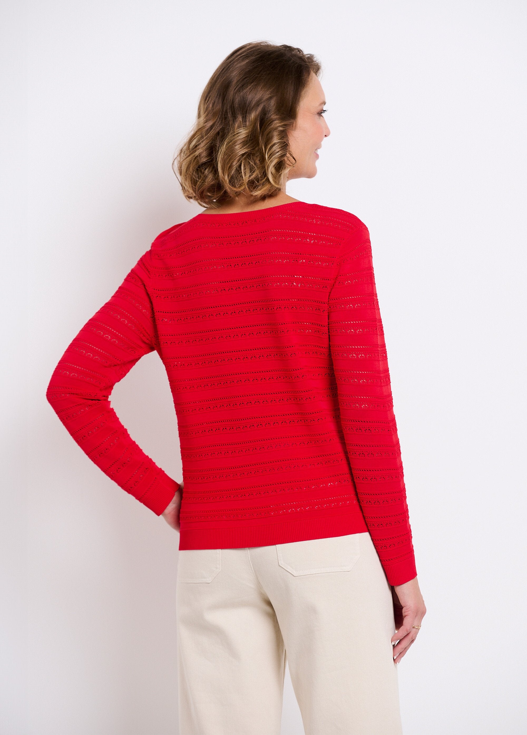 Soft_short_round_neck_plain_long_sleeve_sweater_Red_DO1_slim