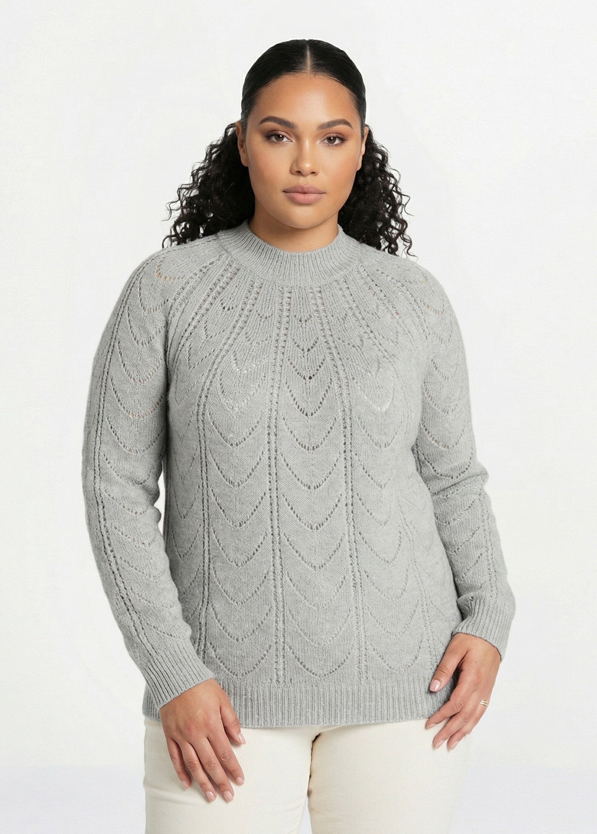 Round_neck_openwork_heathered_knit_sweater_Heather_gray_FA1_curvy