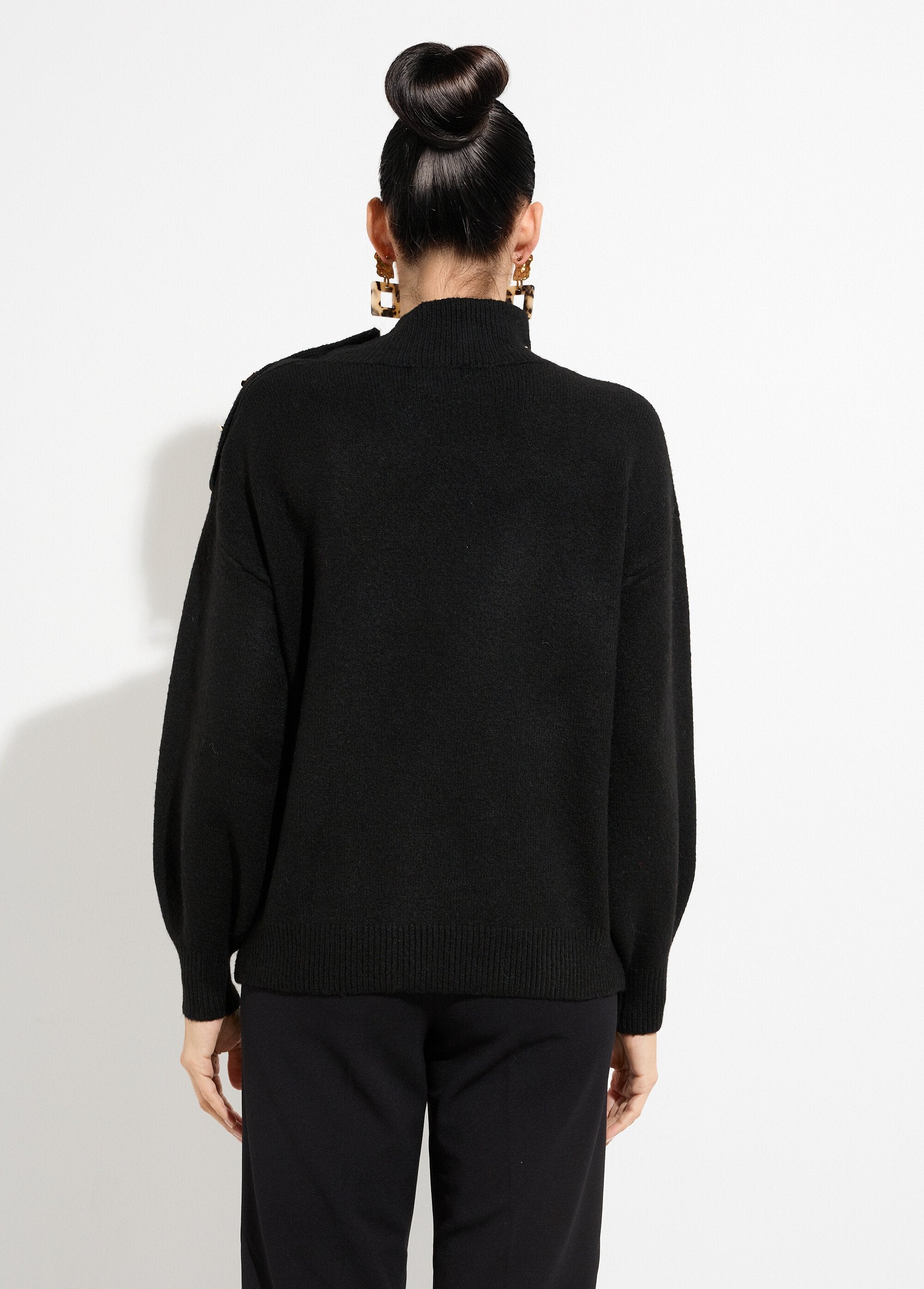 High-neck_sweater_with_metal_jewel_buttons_Black_DO1_slim