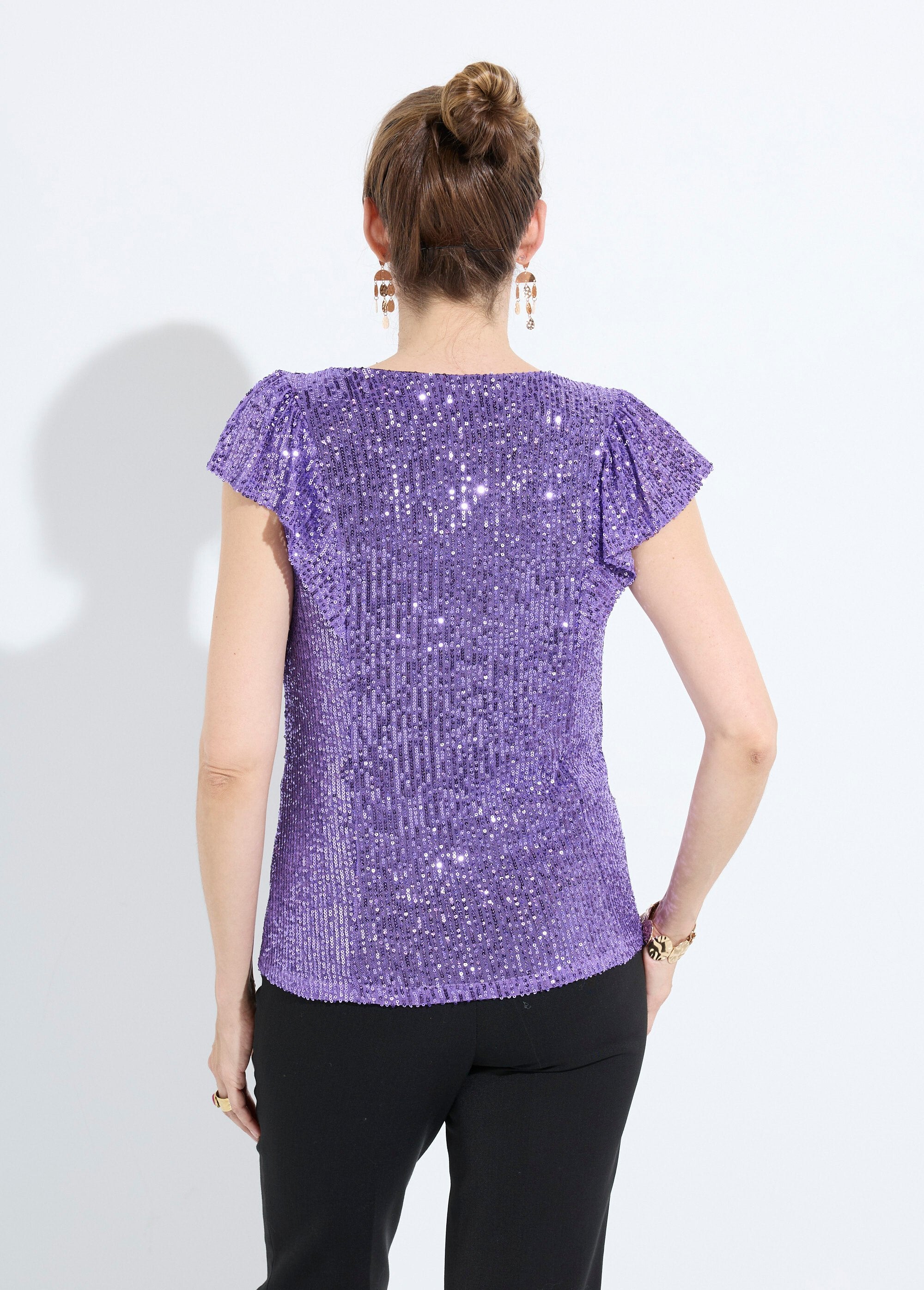 V-neck_short-sleeved_mesh_T-shirt_with_sequins_Purple_DO1_slim