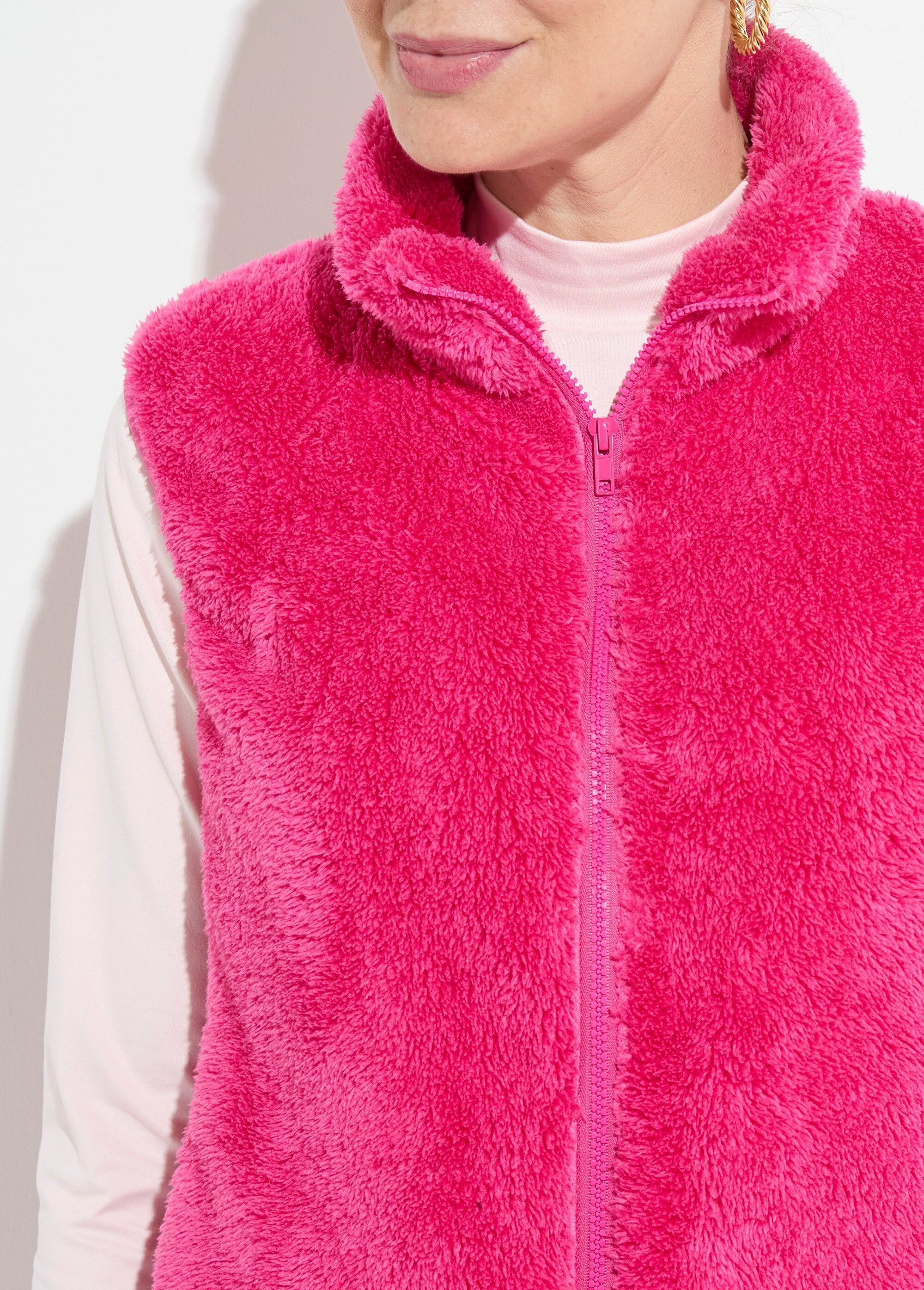 Sleeveless_faux_fur_jacket_with_stand-up_collar_Fuchsia_DE1_slim