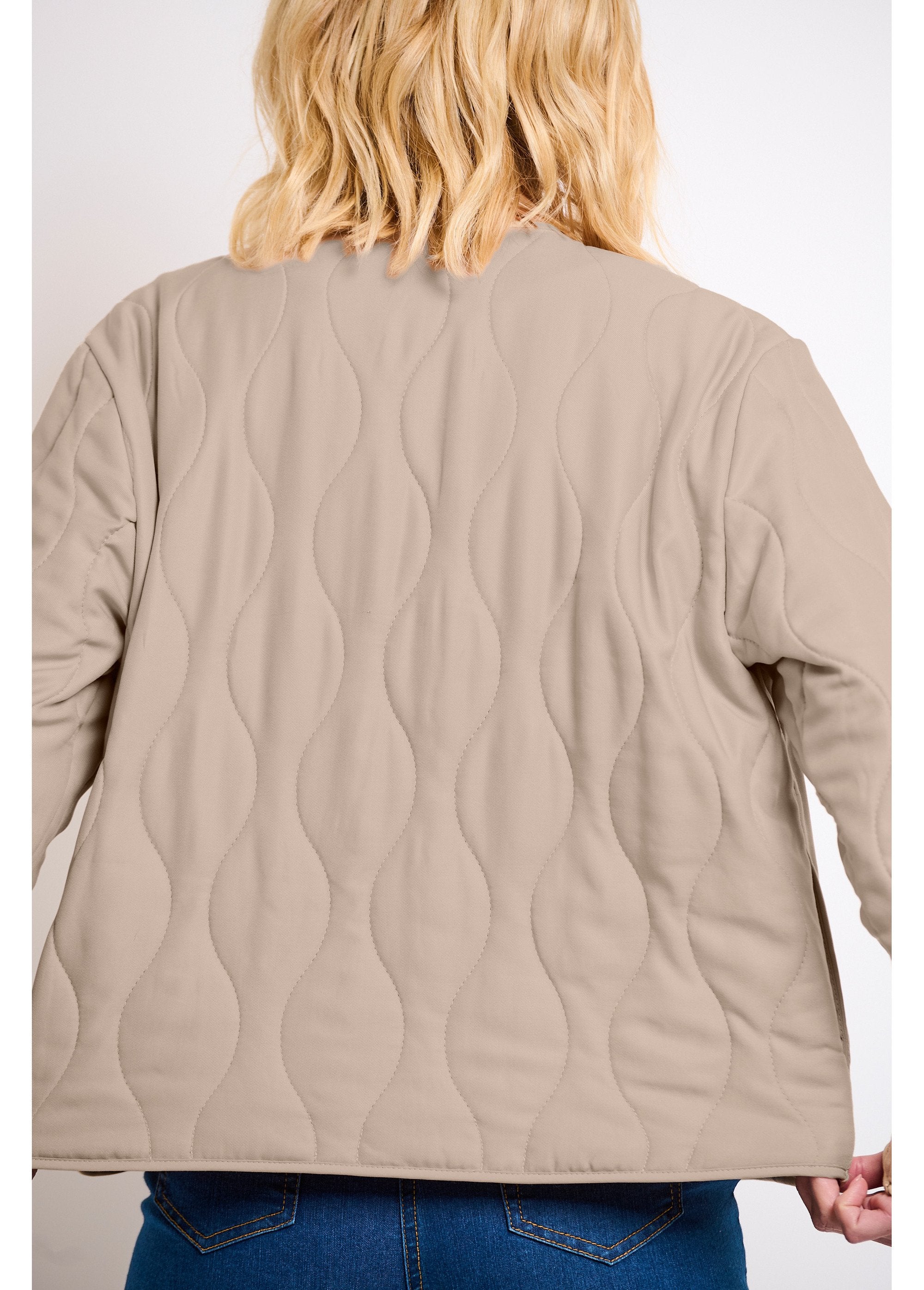 Short_zipped_quilted_plain_jacket_with_round_neck_Beige_DO2_slim