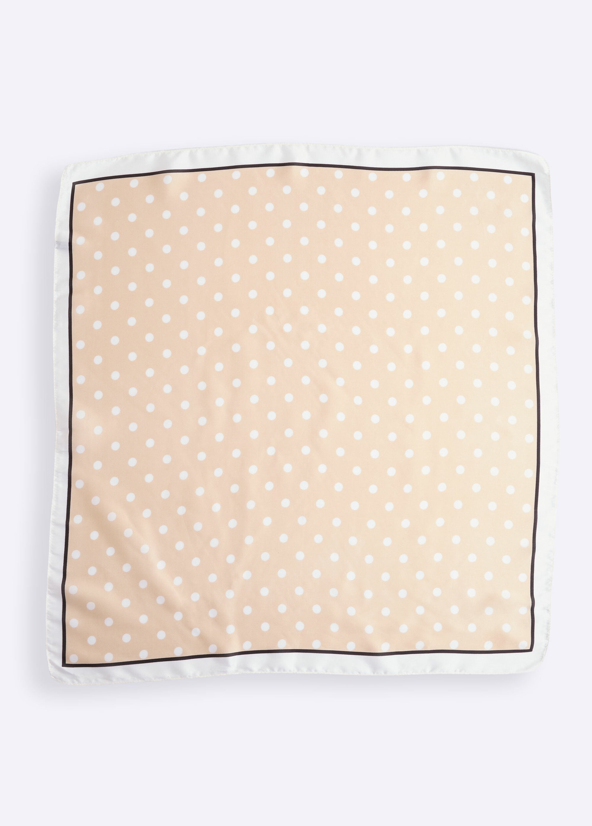 Foulard_carré_à_pois,_en_satin_Beige_DE1_slim