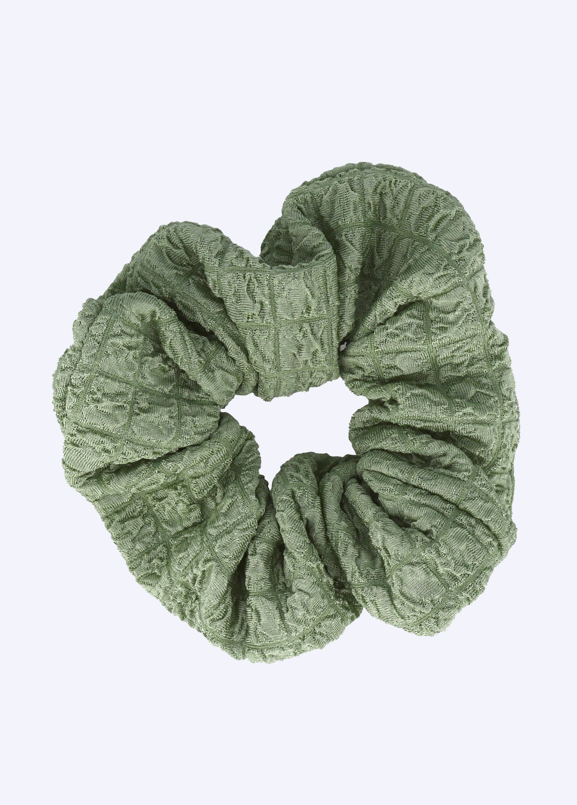 Hair_scrunchie,_crinkled_knit_Green_FA1_slim