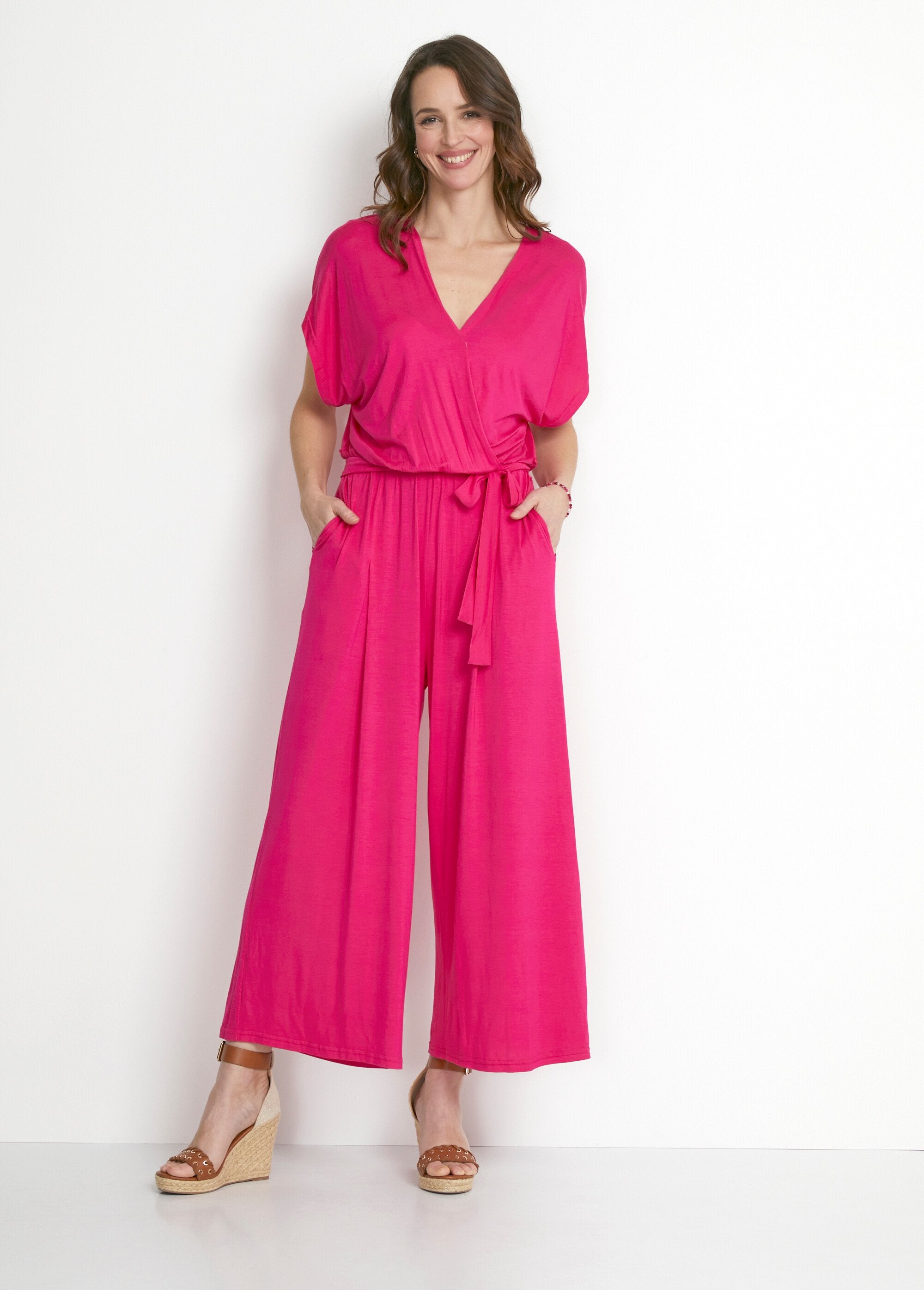 Combinaison_jupe-culotte_maille_extensible_Rose_FA1_slim