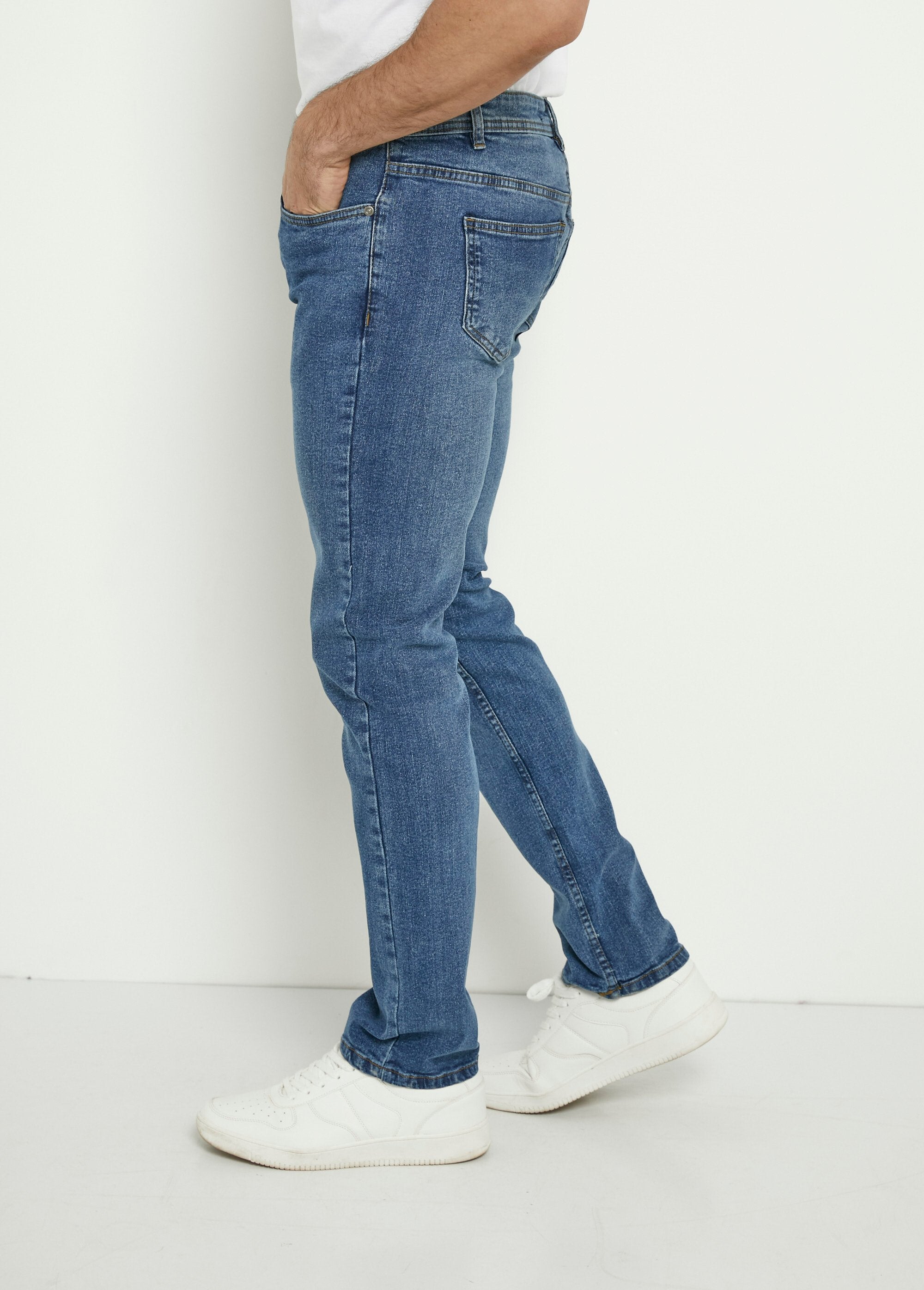 5-pocket_straight-cut,_stretchy_jeans_Blue_stone_DR1_slim