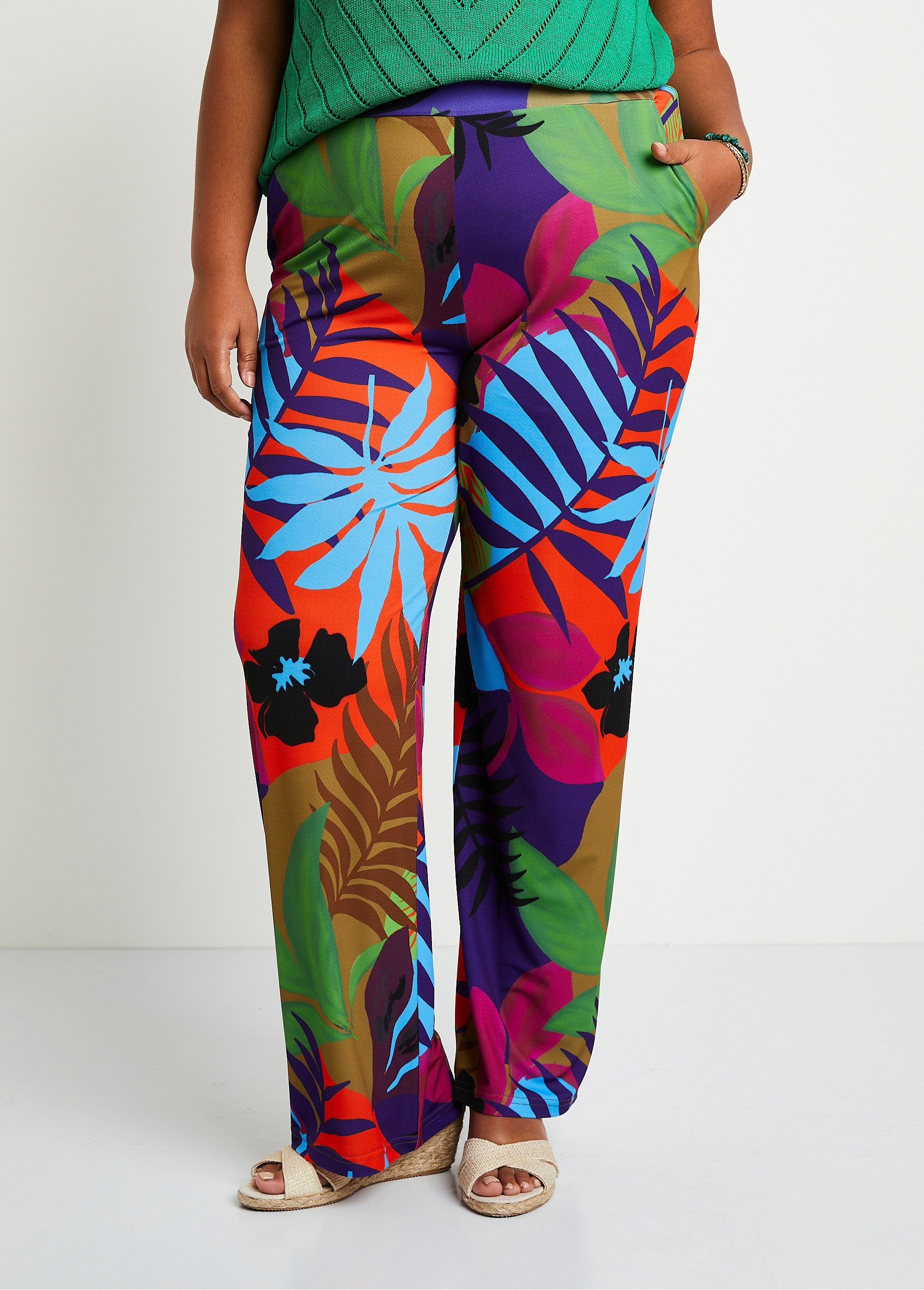 Loose_printed_elasticated_waist_pants_Multicolor_FA1_curvy