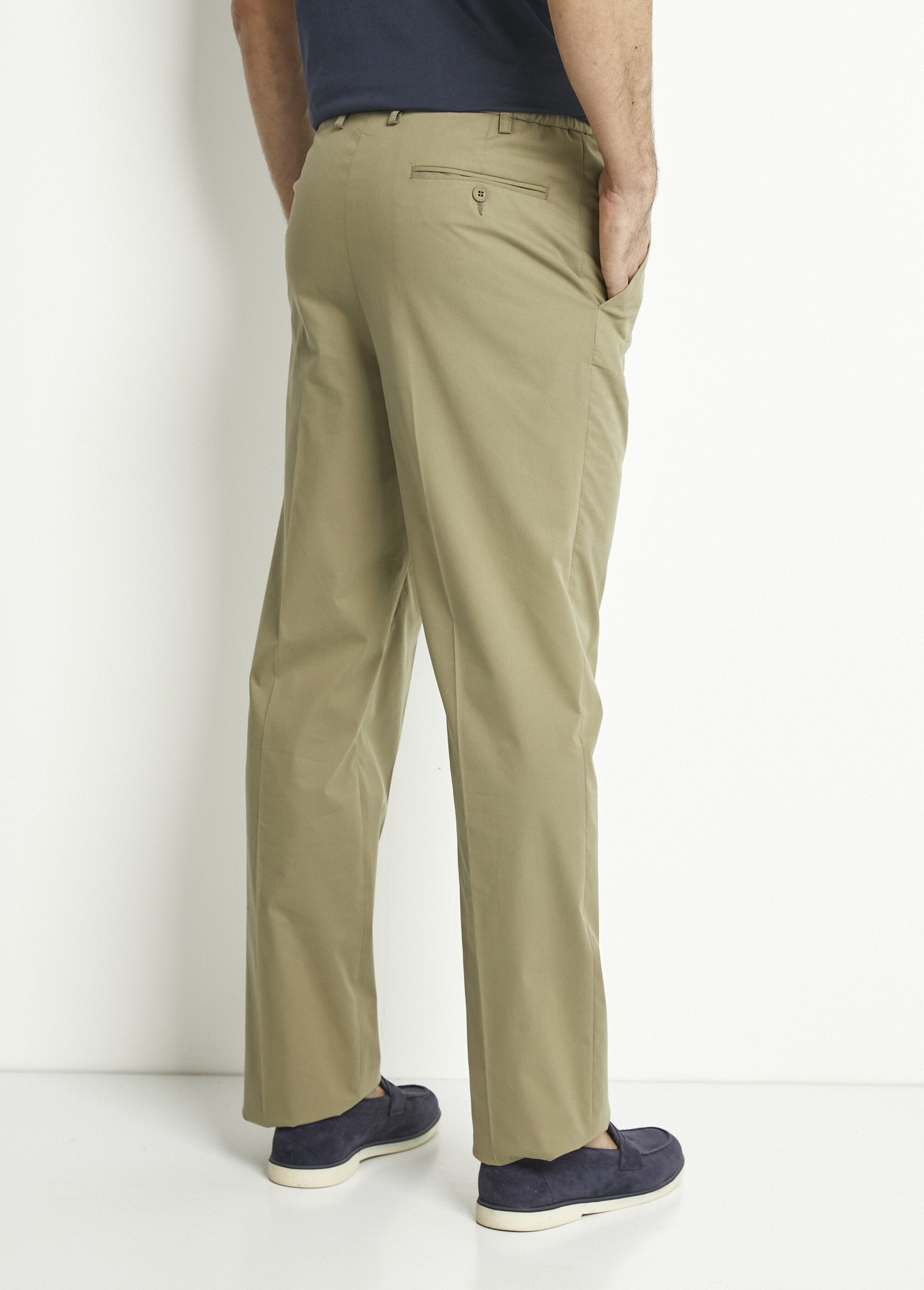 Straight_pants_with_comfortable_elasticated_waistband_Khaki_DO1_slim