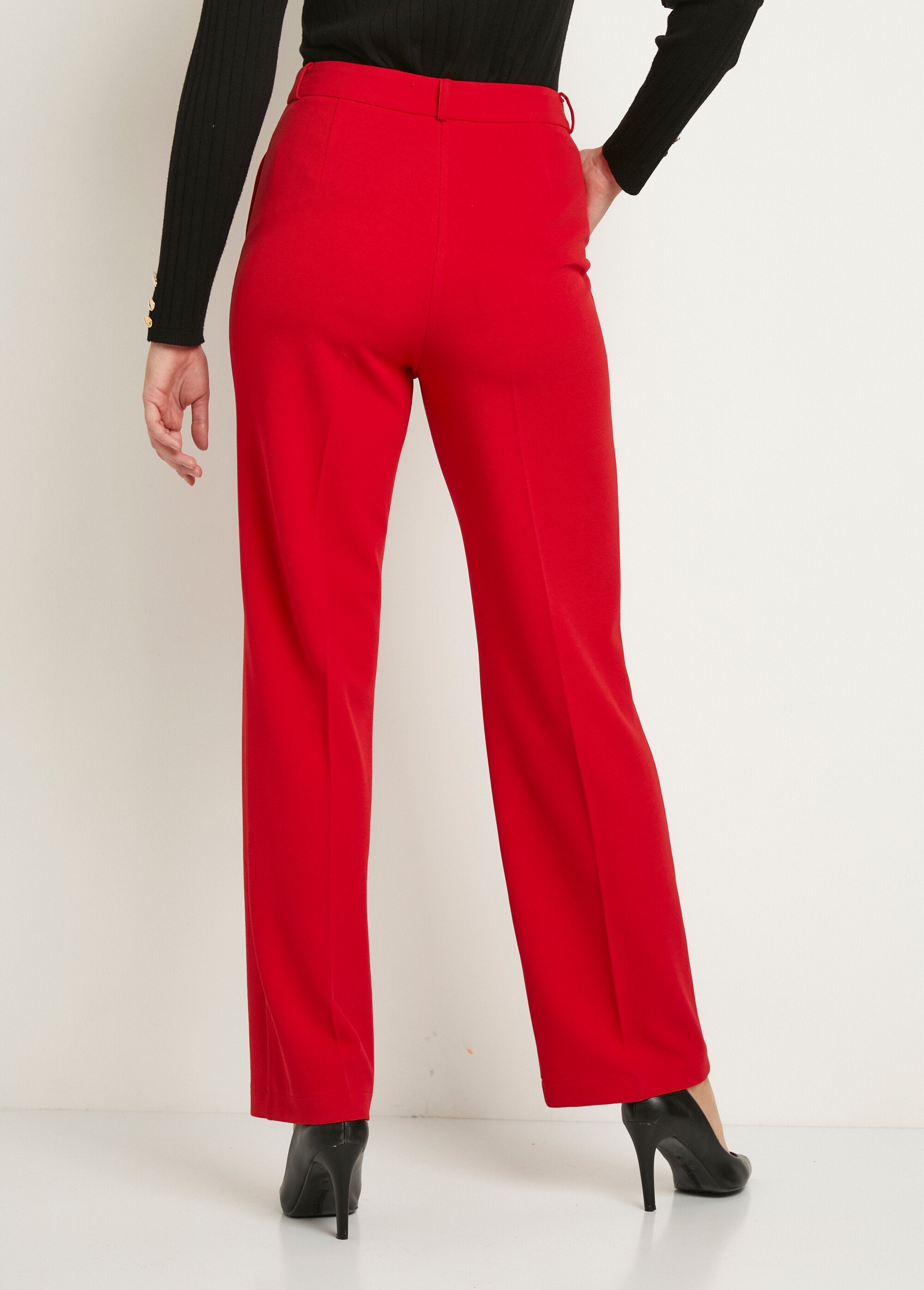 Wide-leg_fluid_pants_in_plain_stretch_knit_Red_DO1_slim