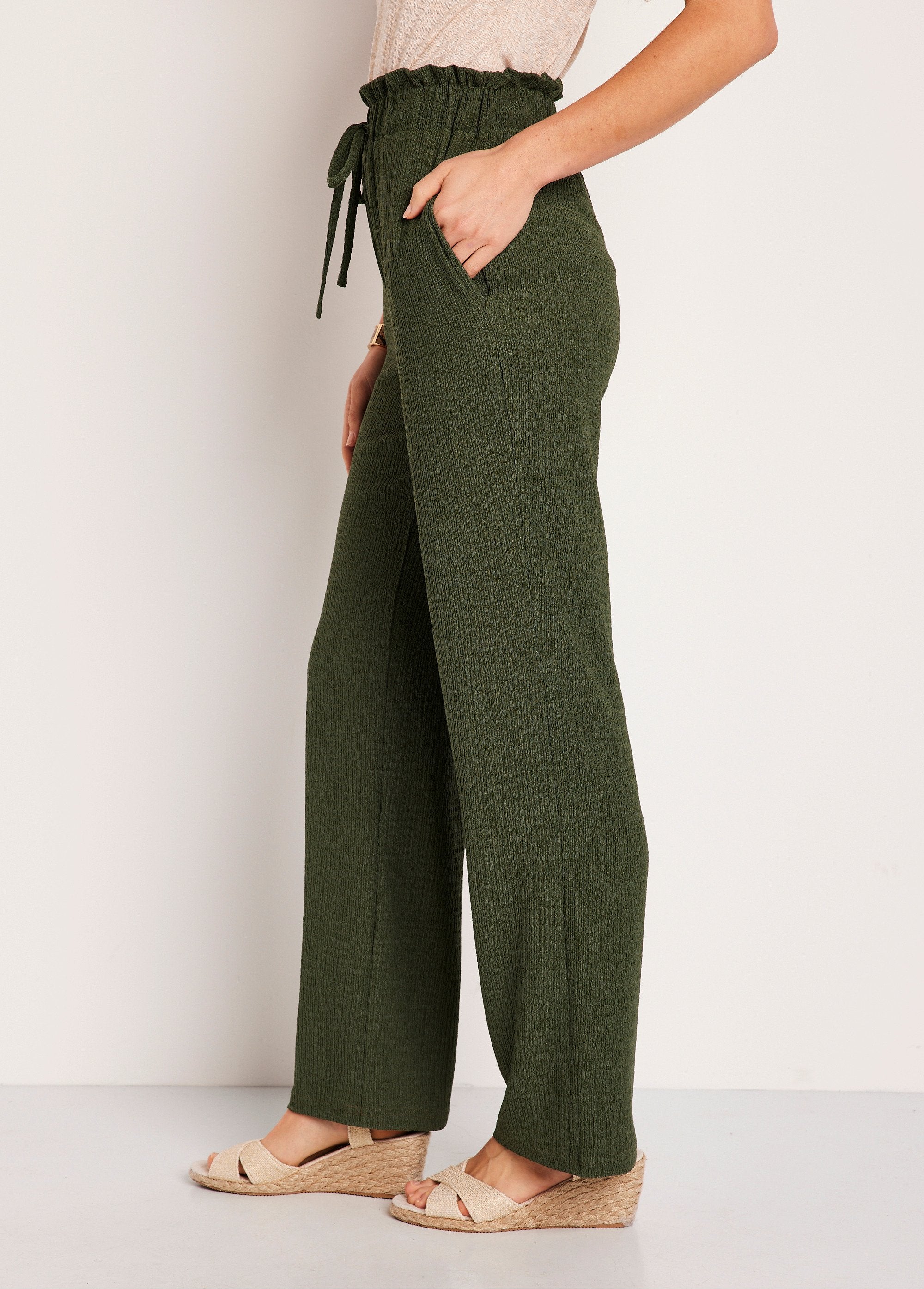 Wide_elasticated_waist_knit_pants_Lime_green_DR1_slim