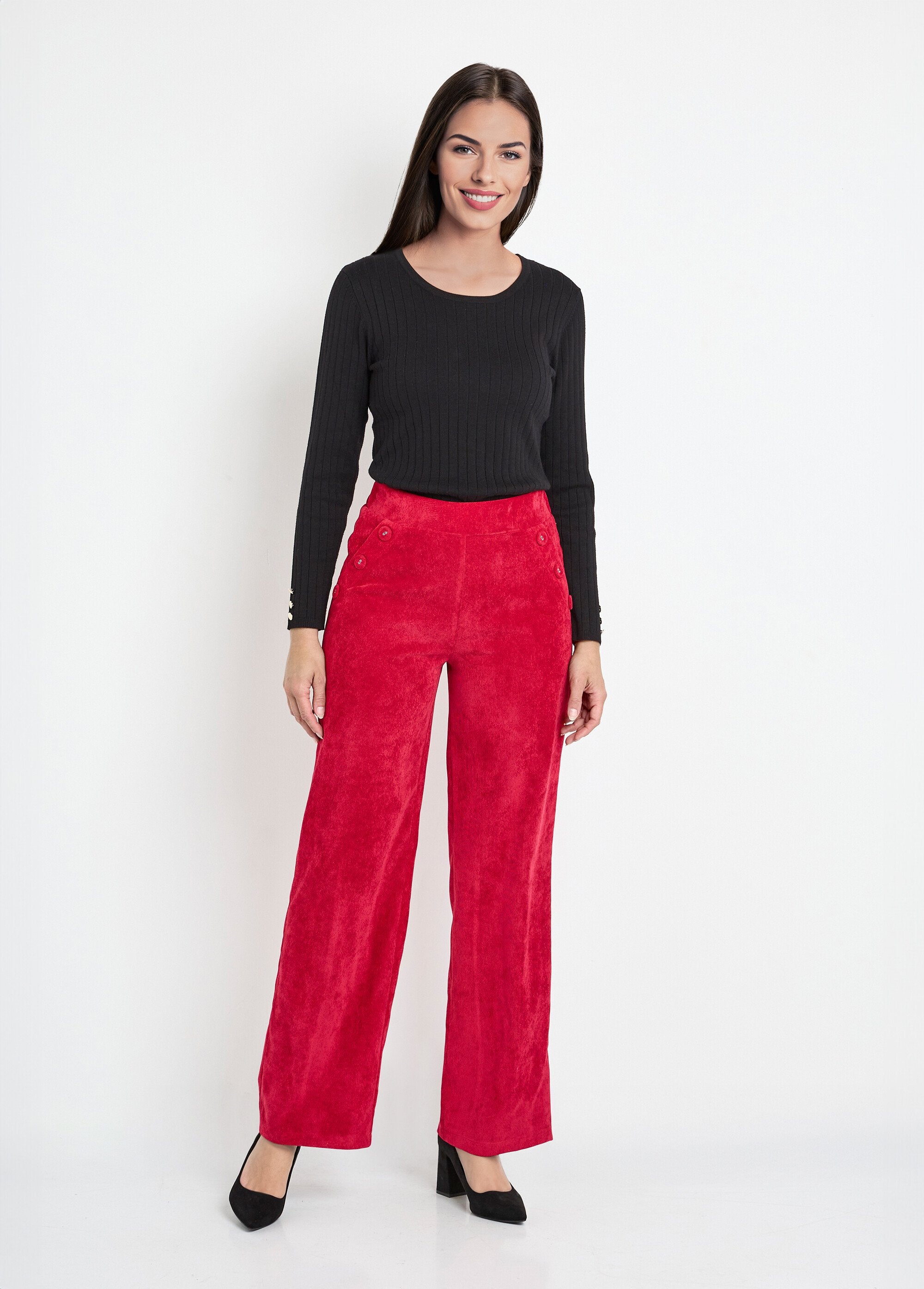 Wide-leg_corduroy_trousers_with_a_semi-elasticated_waistband_Red_SF1_slim