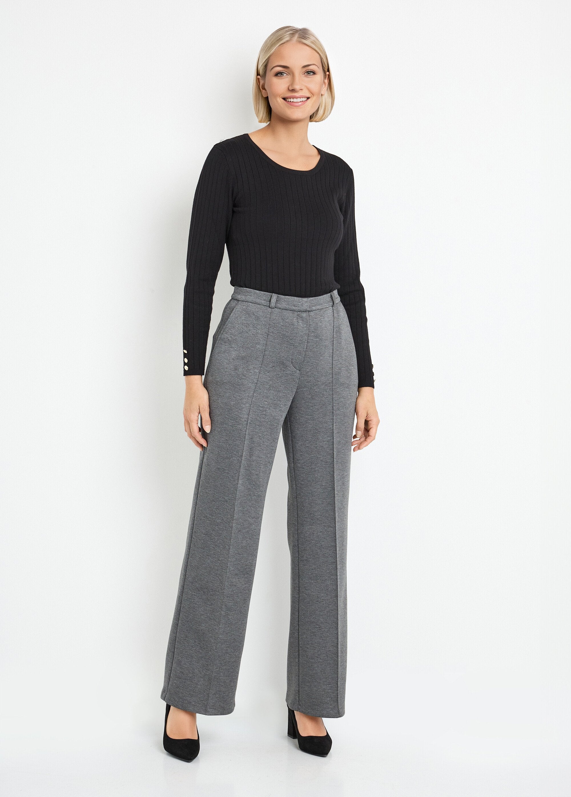 Structured_city_pants_in_plain_milano_knit_Gris_anthracite_SF1_slim