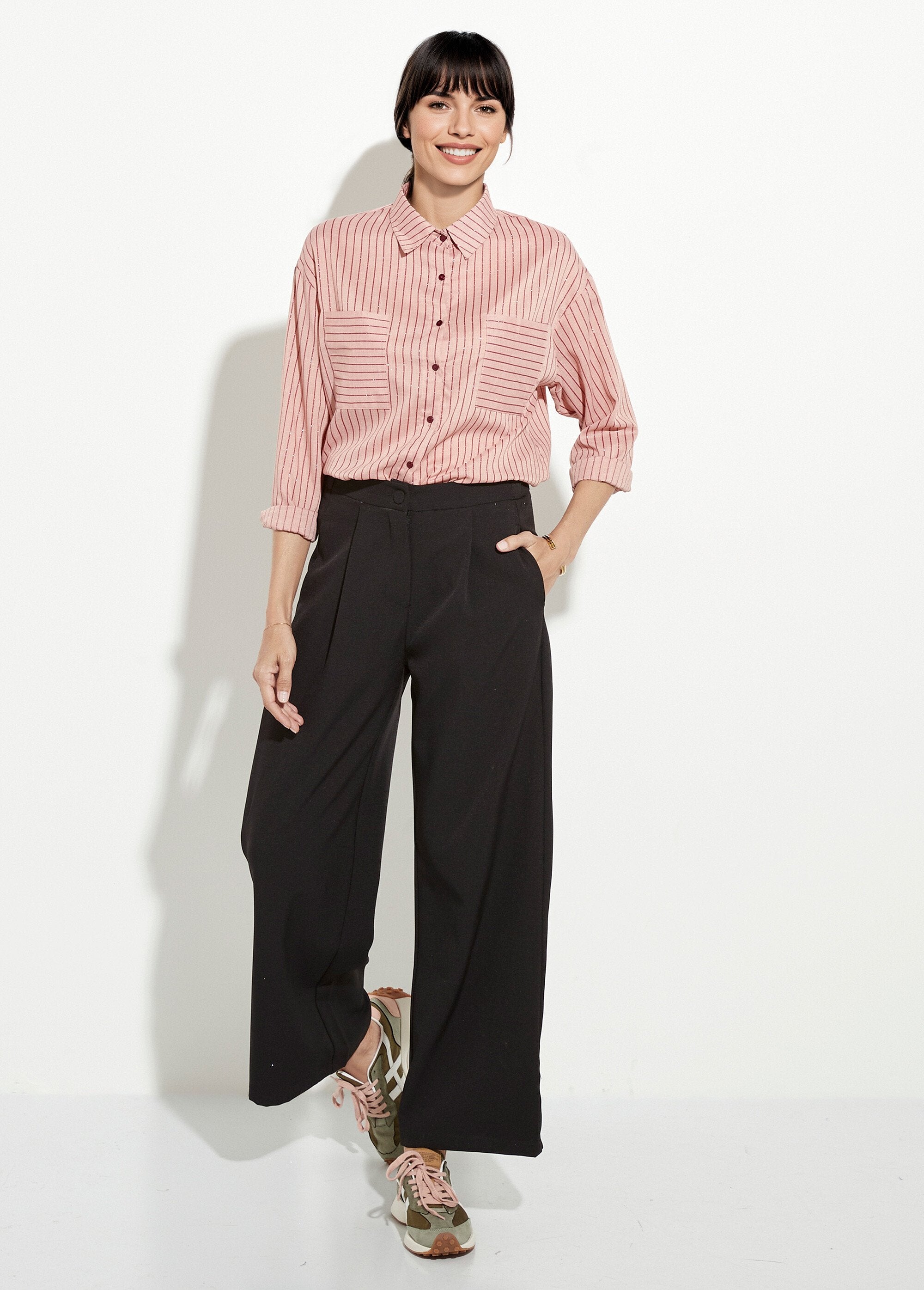 Elasticated_flowing_tailored_trousers_Black_SF1_slim