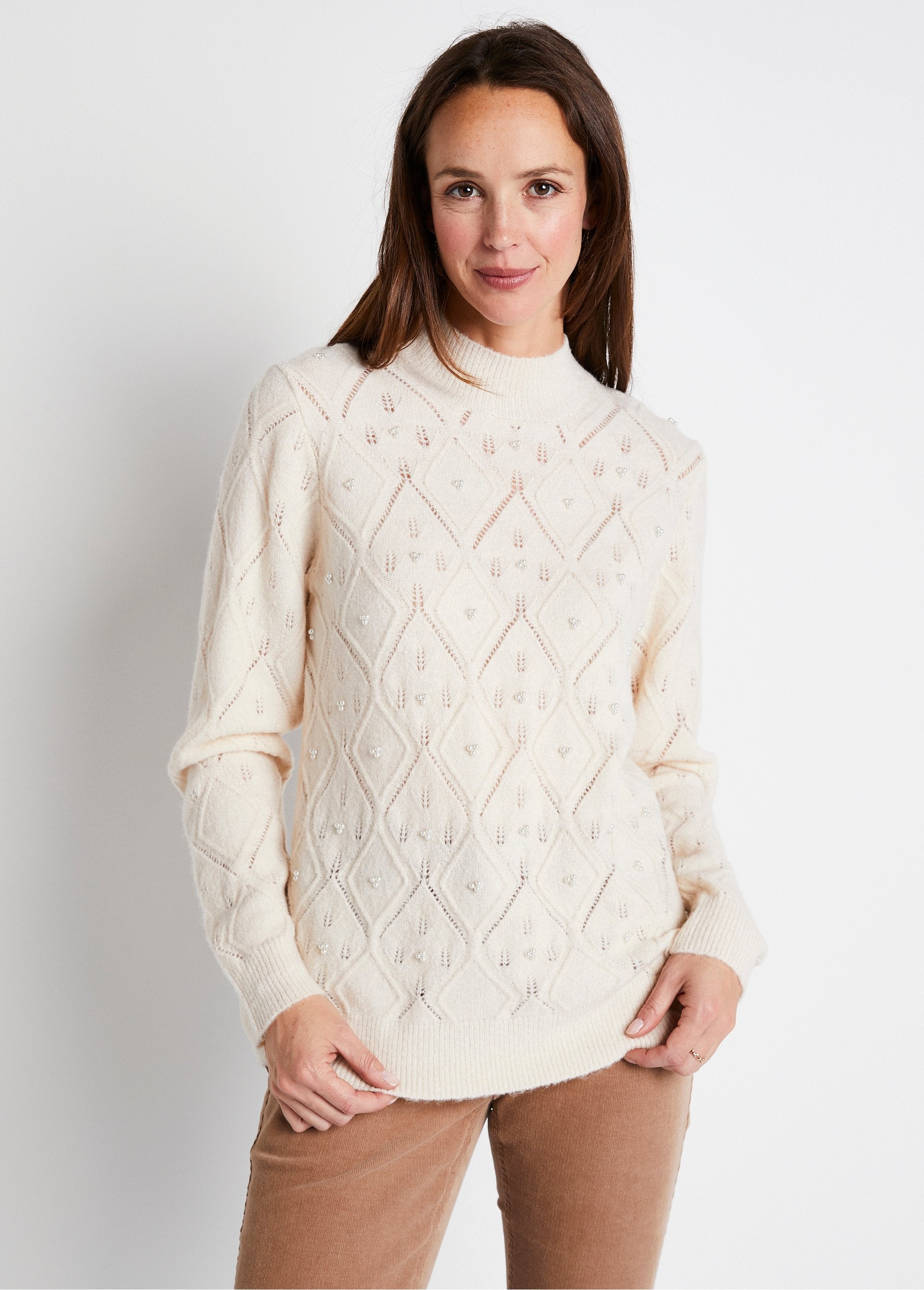 Soft_openwork_beaded_sweater_with_high_collar_Ecru_FA1_slim