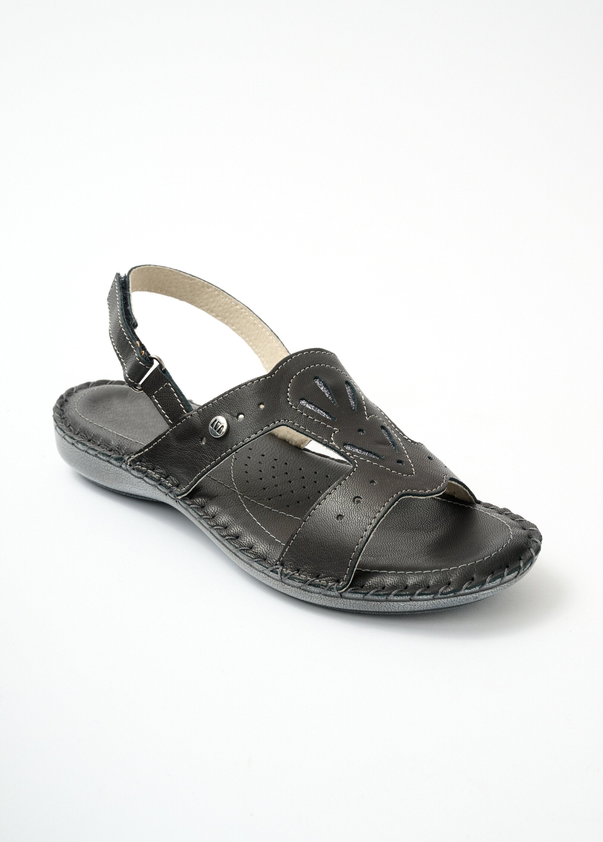 Comfort_width_sandals_with_Velcro_strap_Black_FA1_slim