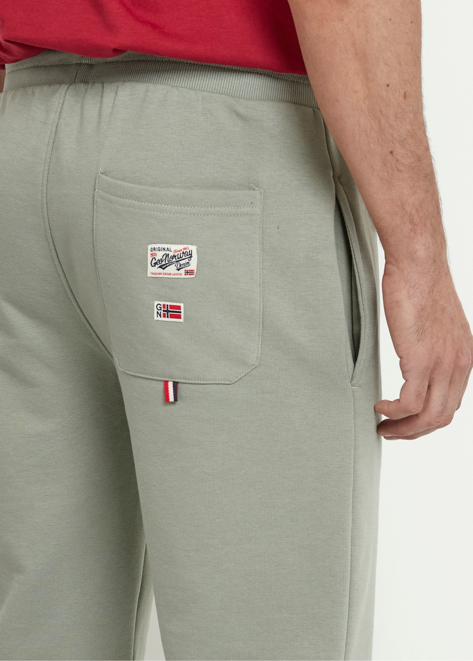 Short_long_en_molleton_ceinture_élastiquée_Olive_DE2_slim