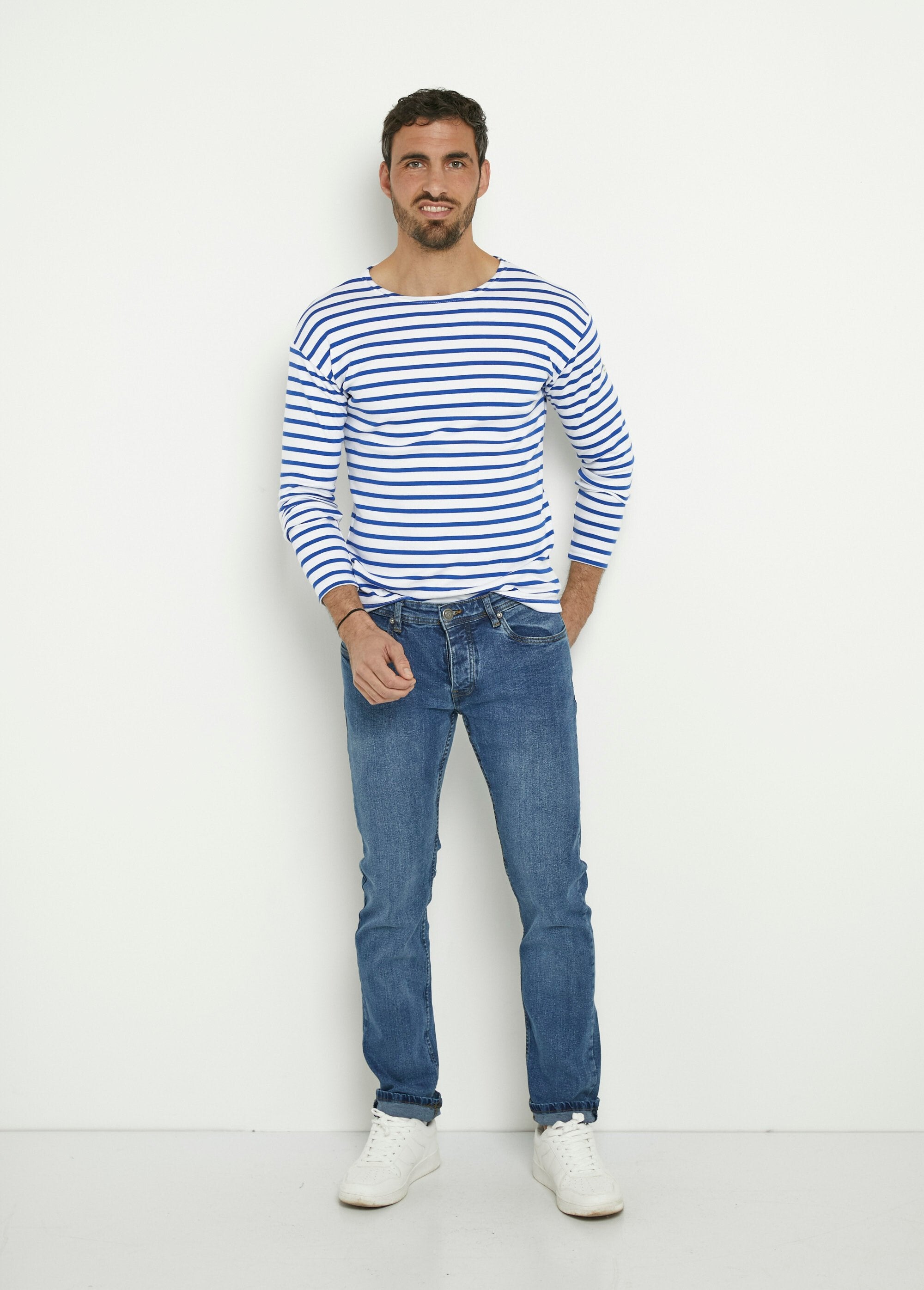 Long-sleeved_striped_sailor_T-shirt_Blanc_et_royal_SF1_slim