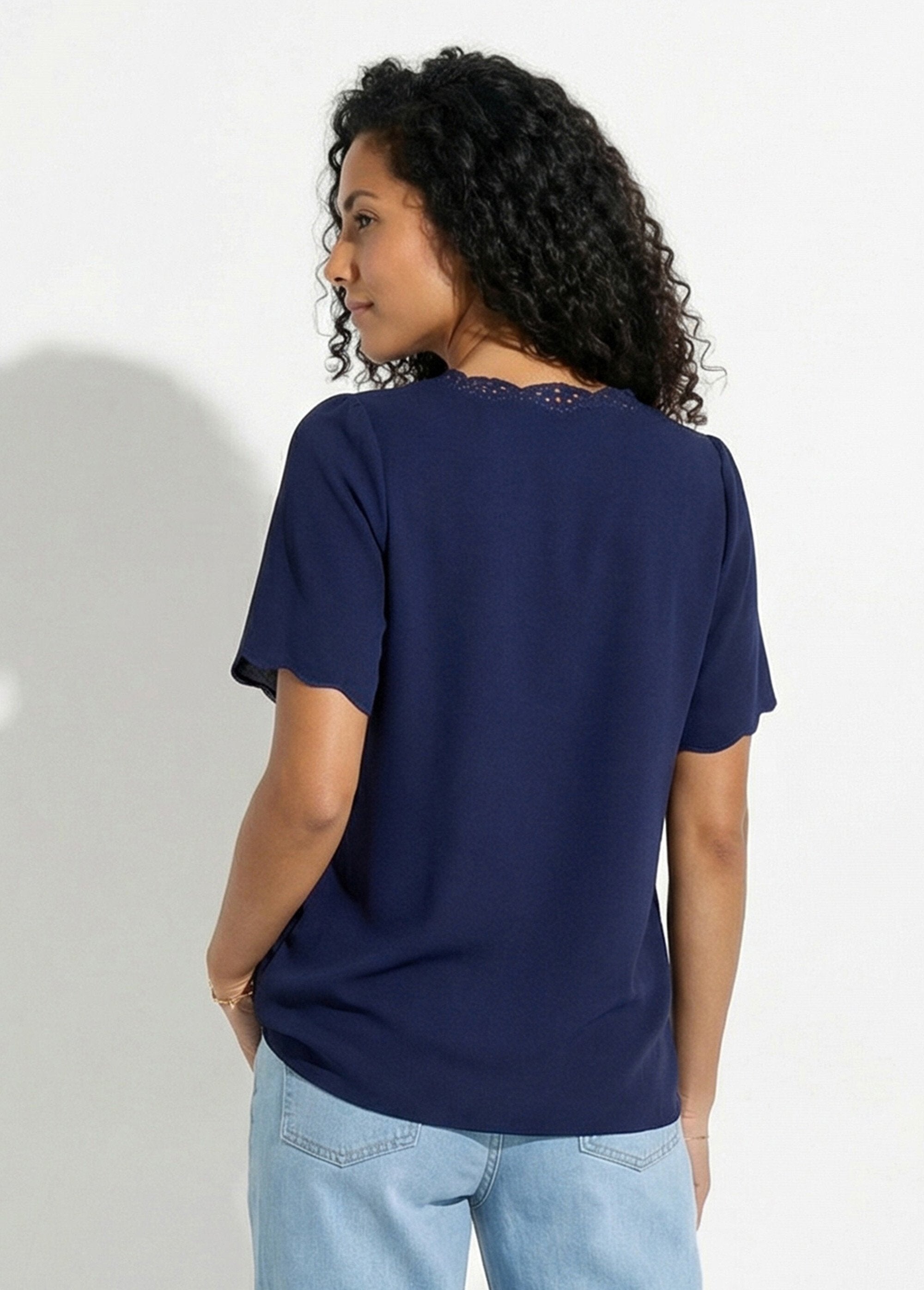 Tunique_longue_brodée_manches_courtes_unie_Bleu_nuit_DO1_slim