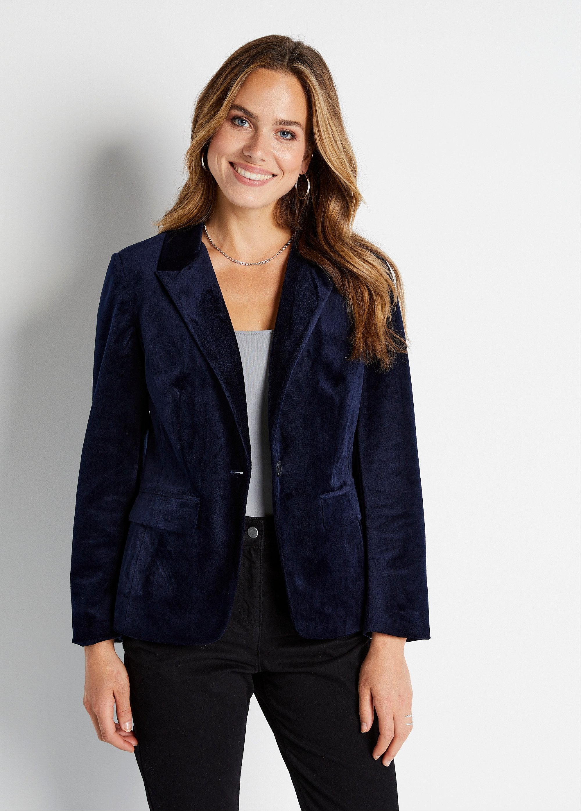 Straight_plain_velvet_blazer_jacket_with_tailored_collar_Marine_FA1_slim